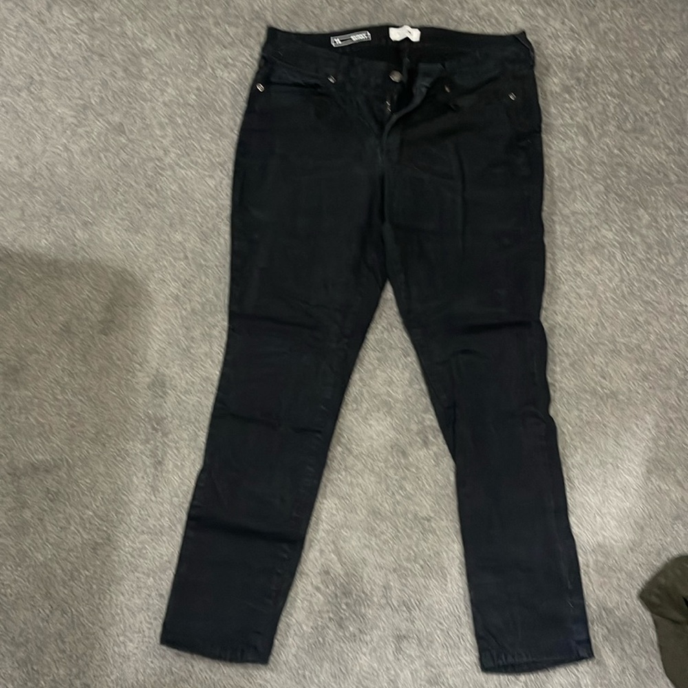 Sonoma high rise skinny pants in black 14